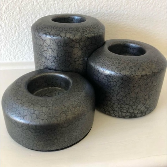 PartyLite votive candle holders Stepping Stone 3 set - Picture 1 of 5